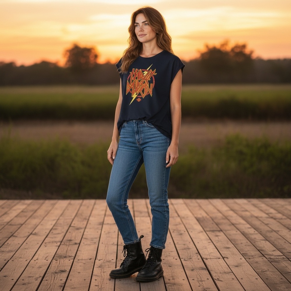 Harley-Davidson MotorClothes Blinged-Out Logo T-Shirt-Women’s Large NWOT